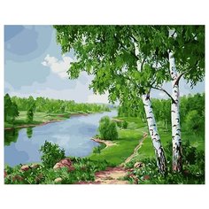 Картина по номерам GX 24184 Родные берёзки 40*50 Paintboy