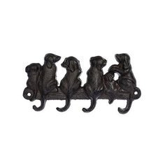 BLUMEN HAUS Вешалка 4 крючка "Щенята" декоративная 21*10.5*2 см/16/2 66028