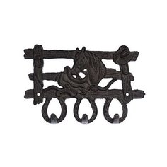 BLUMEN HAUS Вешалка 3 крючка "Ранчо" декоративная 16*25*3 см/16/2 66067