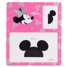 Фоторамка Beifa D-100 на два фото (10см х 15см, 7,5см х 5см), розовый