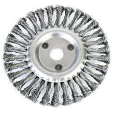 Щетка для УШМ дисковая (крученая) Диолд ЩД-175 К, пос.22