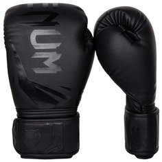 Перчатки боксерские Venum Challenger 3.0 Boxing Gloves - Black/Black черный искусственная кожа VENUM-03525-114 размер 10oz