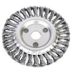 Щетка для УШМ дисковая (крученая) Диолд ЩД-150 К, пос.22