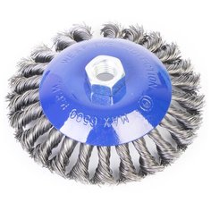 Щетка для УШМ выгнутая (крученая) Диолд ЩВ-125 К, М14