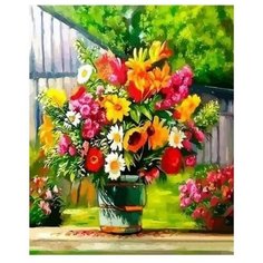 Картина по номерам New World "Букет цветов" 40x50 см Q2922