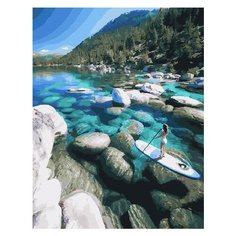 Картина по номерам GX 28229 На озере Тахо 40*50 Paintboy