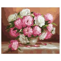 Картина по номерам GX 26453 Лепестки пионов 40*50 Paintboy