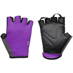 Перчатки для силовых тренировок женские Фиолетовый/Черный размер XS DOMYOS X Декатлон Decathlon