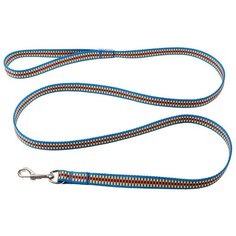 Поводок синий полипропиленовый CHOKERZ. Длина 3 м. Ширина 27 мм.