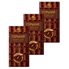 Шоколад горький пористый Спартак, 75 гр.*3 шт.