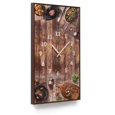 Настенные часы "Tasty food" 58*34 3D Decor