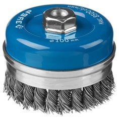 ЗУБР "ПРОФЕССИОНАЛ". 35271-100_z02 Щетка чашечная усиленная для УШМ, плетеные пучки стальной проволоки 0,8мм, 100ммхМ14