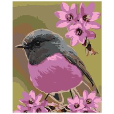 Пурпурная птичка Раскраска картина по номерам на холсте Z-NA38 40х50
