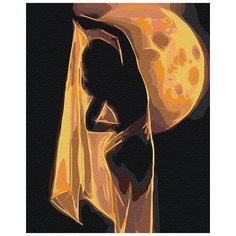 Девушка и луна / Танец Раскраска картина по номерам на холсте AAAA-RS086 40х50