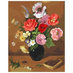 Картина по номерам "Натюрморт с букетом цветов", 40x50 см Белоснежка