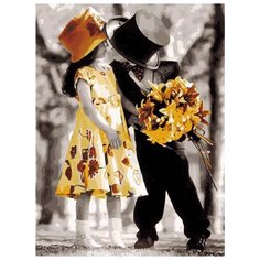 Картина по номерам Белоснежка "Галантность", 30x40 см