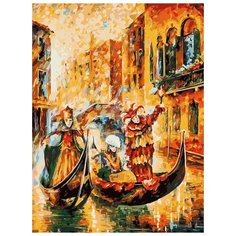 Картина по номерам "Венецианская гондола", 30x40 см Белоснежка