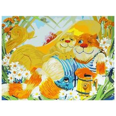Картина по номерам "Идиллия", 30x40 см Белоснежка