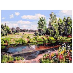 Картина по номерам "Прохлада в летний день", 30x40 см Белоснежка