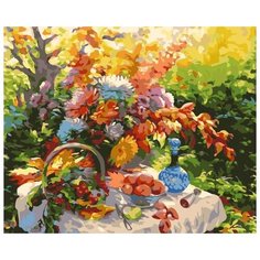 Картина по номерам Белоснежка "Дары природы 2", 40x50 см