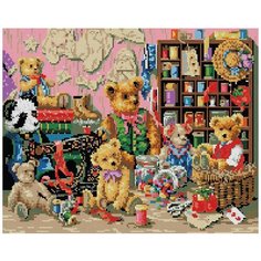 Алмазная мозаика "Плюшевая коллекция", 40x50 см Белоснежка