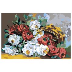 Картина по номерам, 100 x 150, KRYM-FL003, "Живопись по номерам", набор для раскрашивания, раскраска