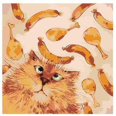 Картина по номерам, 100 x 100, Z-AB586, "Живопись по номерам", набор для раскрашивания, раскраска