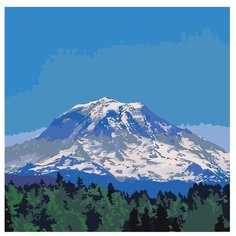 Картина по номерам, 100 x 100, ETS245-4040, "Живопись по номерам", набор для раскрашивания, раскраска