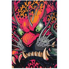 Картина по номерам, 100 x 150, FU41, "Живопись по номерам", набор для раскрашивания, раскраска