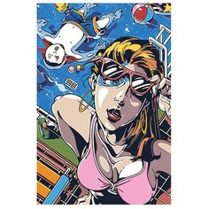 Картина по номерам, 100 x 150, RA350, "Живопись по номерам", набор для раскрашивания, раскраска