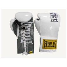 Перчатки боевые Everlast 1910 Classic 10oz бел.