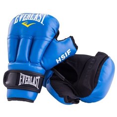 Перчатки для рук. боя Everlast HSIF Leather 10oz син.