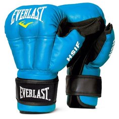 Перчатки для рук. боя Everlast HSIF Leather 8oz син.