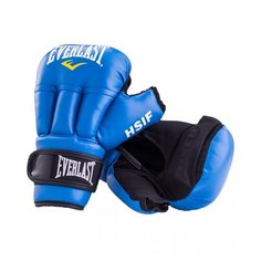 Перчатки для рук. боя Everlast HSIF Leather 12oz син.