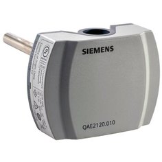 QAE2120.010 Погружной датчик температуры 100 мм LG-Ni 1000 с защитной гильзой Siemens