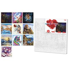 Креативное творчество «Картина по номерам на холсте», Данко-Тойс KpNe-02-01 Danko Toys