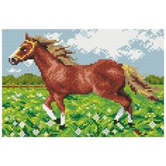 Мозаичная картина "Вольный бег"БЕЛОСНЕЖКА208-ST-S