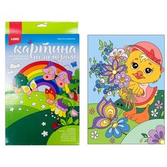 Картина по номерам для малышей "Милая уточка" Lori Ркн-040/LR