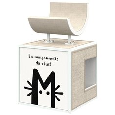 Домик для кошки с когтеточкой и лежанкой Maisonnette "Скандинавия"