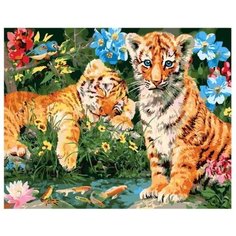 Картина по номерам GX 38896 Сон тигренка 40*50 Paintboy