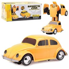 Машина-трансформер р/у Oubaoloon 27 MHz, свет, звук, в коробке (9906)