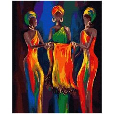 Картина по номерам Paintboy, GX34768 "Африканские девушки" 40х50см