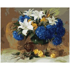Картина по номерам Paintboy, GX5153 "Натюрморт с лилиями" 40х50см