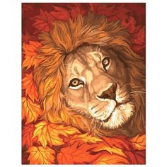 Картина по номерам GX 39023 Золотой лев 40*50 Paintboy