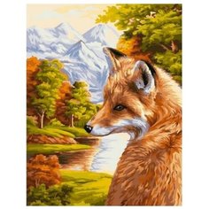Картина по номерам GX 39084 Лисичка на воле 40*50 Paintboy