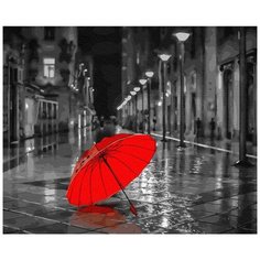 Картина по номерам Paintboy, GX22094 "Красный зонт" 40х50см