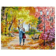 Картина по номерам GX 39125 Пара на прогулке 40*50 Paintboy