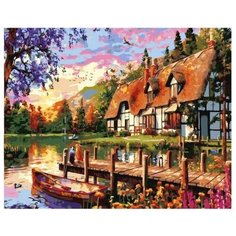 Картина по номерам GX 39182 Бом с причалом 40*50 Paintboy