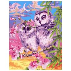 Картина по номерам GX 39088 Совы на охоте 40*50 Paintboy