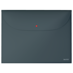 Папка-конверт Leitz Cosy с 2-мя карманами, 3 шт. в уп., серый